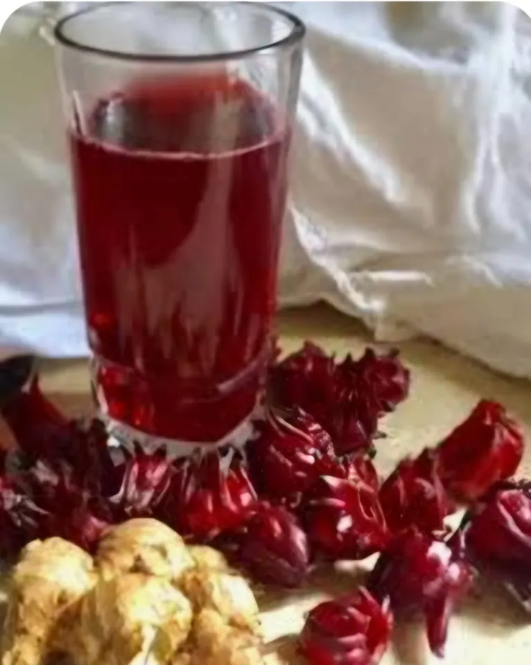 Traditional Jamaican sorrel drink
